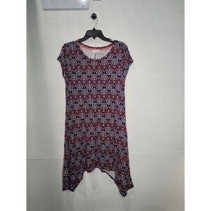 Womens Dept 222 Womens short sleeve floral dress, size Petite Small